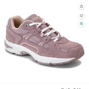 Vionic Mauve Suede Athletic Lace-Up Sneaker